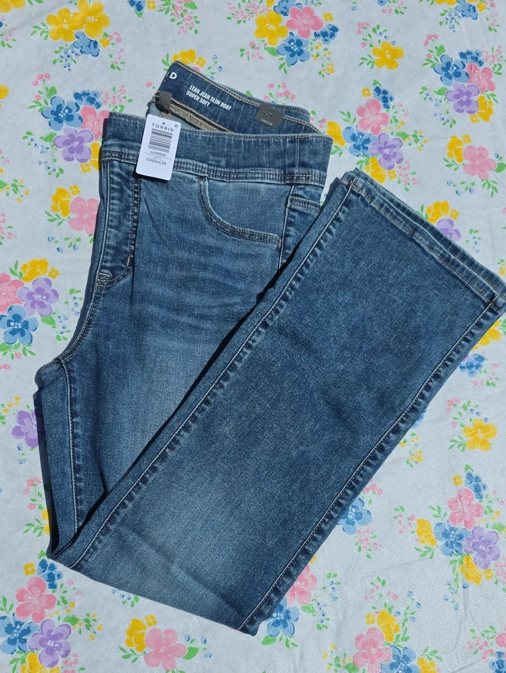 torrid Dark Blue Stretch Bootcut Jeans